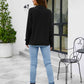 Turtleneck Dropped Shoulder Sweater