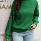 Dropped Shoulder Rib-Knit Sweater