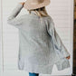 High-Low Open Front Cardigan with Pockets