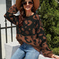 Leopard Drop Shoulder Sweater