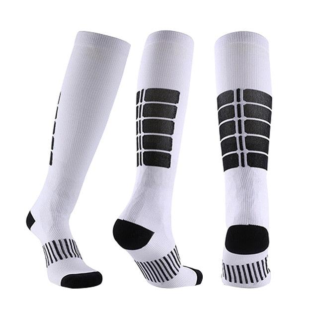 1 Pair Unisex Compression Socks - Leg Relief Pain Knee High Stocks (1U92)