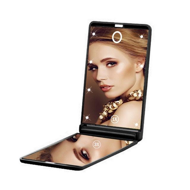 10 Bulbs Hollywood Style LED Vanity Mirror 3 Colors Lights Makeup Mirror Dimmable Wall Lights(M5)(1U86)