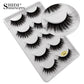 10 lots wholesale price mink eyelashes hand made false eyelash natural long 3d mink lashes (M2)