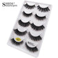 10 lots wholesale price mink eyelashes hand made false eyelash natural long 3d mink lashes (M2)