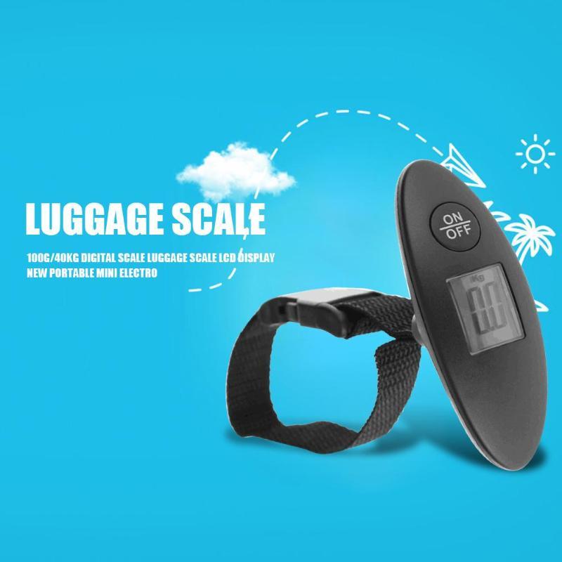 100g/40kg Digital Scales Luggage - Scale LCD Display Portable Mini Electronic Pocket Travel Handheld Weight Balance Tool (2U104)