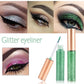 10pcs Waterproof Shimmer Pigment Glitter Eyeliner Colorful Eyeliners Silver Gold Metallic Liquid Glitters (M2)(M4)(1U86)