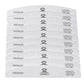 10pcs Zebra Nail Files Washable Double-Side Emery Board 150/150 Grit Nail Buffering Files Half Moon Sandpaper Nail Sanding File (D85)(N3)