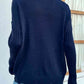 Lightning Graphic Distressed Sweater