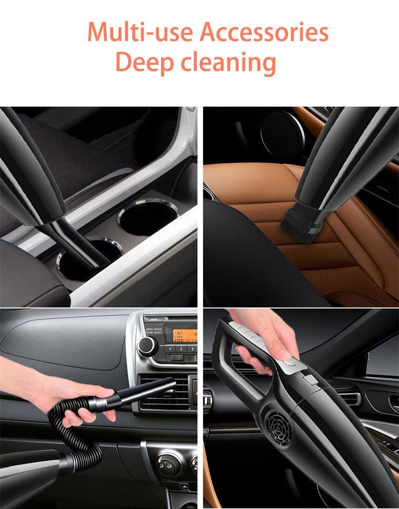 Nice 120W 3600mbar Car Vacuum Cleaner - High Suction For Car Wet And Dry - Handheld 12V Mini Car Vacuum Cleaner (D89)(7WH1)