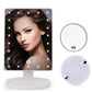 16/22 LED Touch Screen Makeup Mirror With Magnifying Rotation Vanity Mirrors (M5)(1U86)