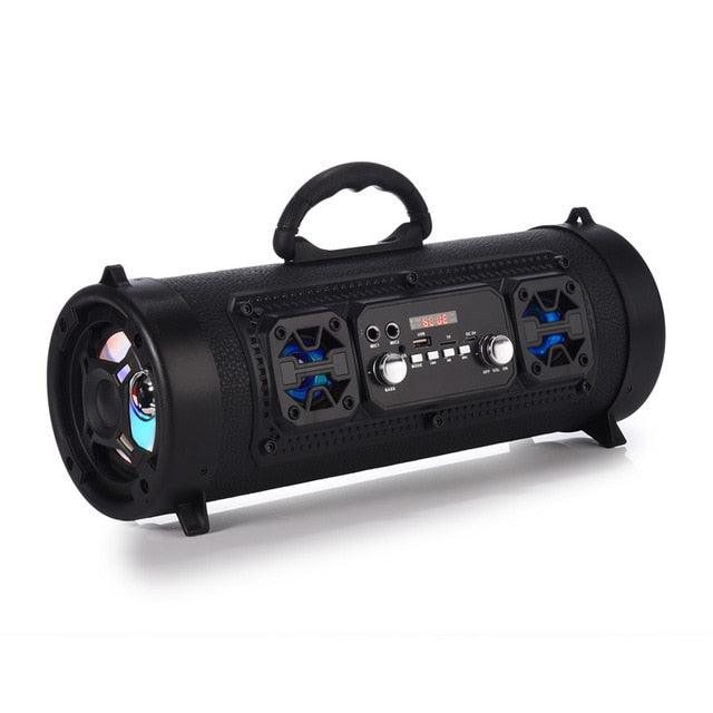 16W Portable Column Bluetooth Speaker - Move KTV 3D Sound System Sound Bar Subwoofer Music Wireless Speaker (HA3)(HA)(1U57)