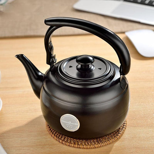1L High Quality Stainless Steel Water Kettle Creative Thicker Tea Pot Induction Cooker Gas Cooker Tea Kettle Coffee Pot (3H1)(F59)