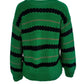 Striped Round Neck Long Sleeve Sweater
