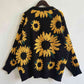 Sunflower Dropped Shoulder Long Sleeve Sweater - Deals DejaVu