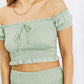 HYFVE Just Being Me Smocked Two-Piece Top & Skirt Set (TB7) T