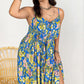 Drawstring Ruffle Hem Maxi Dress (BWMT) T - Deals DejaVu