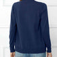 Button Down Round Neck Cardigan - Deals DejaVu