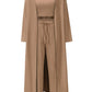 Tank, Pants, and Cardigan Set with Pockets (BFD) T - Deals DejaVu