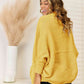 Open Front Cardigan with Pockets - Deals DejaVu