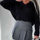 V-Neck Cable-Knit Long Sleeve Sweater
