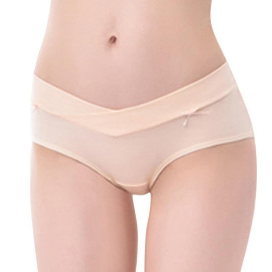 Cute Women Underwear - Cotton Pregnant Panties - Low Waist Sexy Lingeries - Mother Support (2U6)