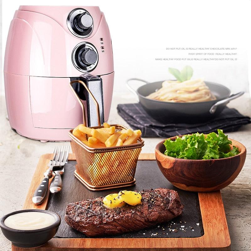 2.5 liters Air fryer - Electric fryer - Home use Fully automatic intelligent no fuel French fries machine (H3)(1U59)