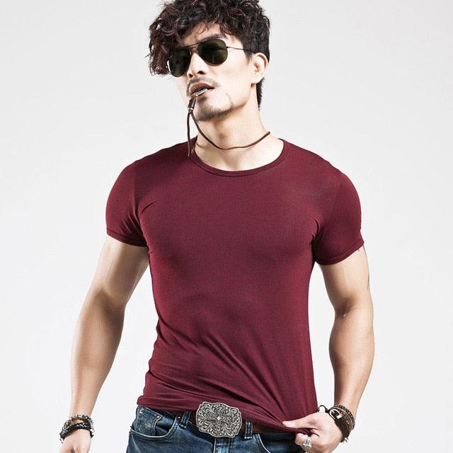 20 Colors Men Compression Short Sleeve Fitness Tight T Shirts Tops (TM8)(F101)(F8)