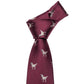 New Arrival Men's Ties - Dinosaur Pattern Red Men's Wedding Neckties 8.5cm (2U17)