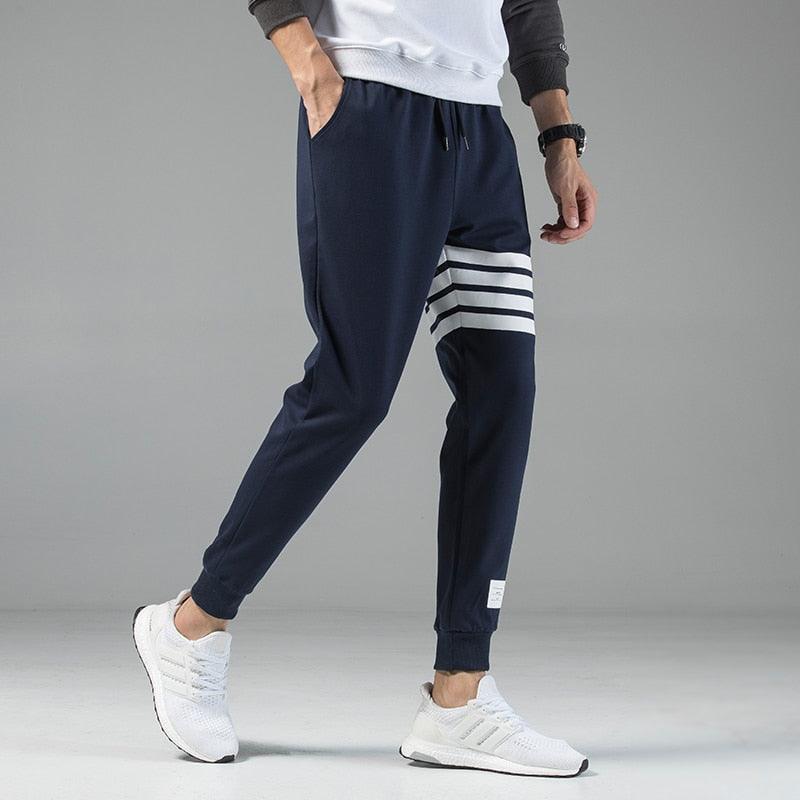 New Men's Casual Sweatpants - Solid High Street Trousers - Men Joggers Oversize Pants (TG4)(F9)