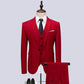 Fashion Men's Latest Designs Business Suit - 3 Pieces Set /Men's Suits Blazers Trousers Pants Vest Waistcoat (T1M)(F8)(F11)(F10)