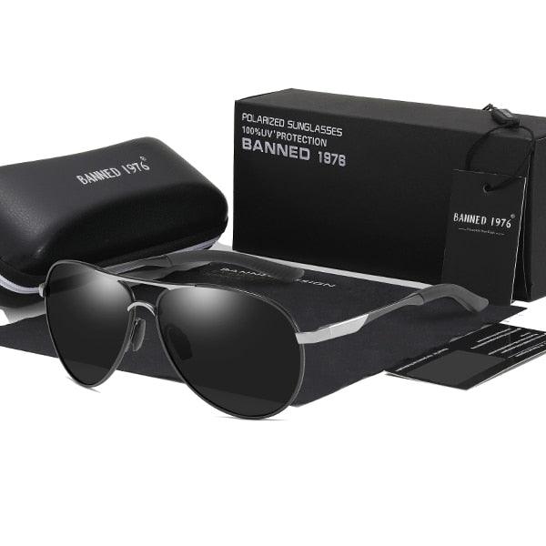 Cool HD Polarized Men Sunglasses -Designer UV Protection Vintage Fashion Driving Sunglasses (D17)(MA6)