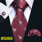 New Arrival Men's Ties - Dinosaur Pattern Red Men's Wedding Neckties 8.5cm (2U17)