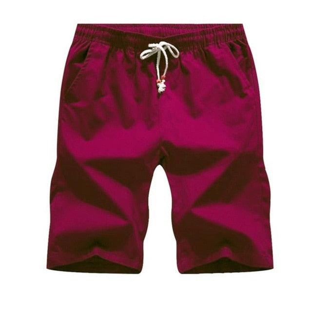 New Shorts - Men Hot Sale Casual Beach Shorts - Quality Bottoms Elastic Waist (D9)(TG3)