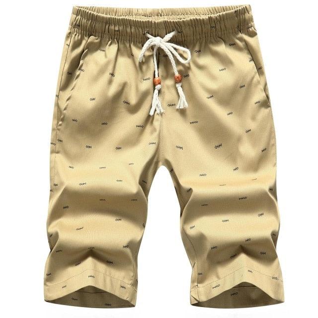 New Shorts - Men Hot Sale Casual Beach Shorts - Quality Bottoms Elastic Waist (D9)(TG3)