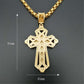 Newest Iced Out Stainless Steel Big Cross Pendant Necklace (D83)(MJ2)
