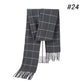 Plaid Winter Scarf - Women Warm Foulard Solid Scarves - Fashion Casual Scarfs (MA7)