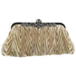 Fashion Pleated Evening Mini Satin Bag - Wedding Lady Chain Handbag - Clutches (1U43)