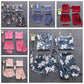 Amazing Sexy Spring Summer 7 Pieces Pajamas Sets - Women Silk Satin Pajama Soft Sleepwear (ZP1)(F90)
