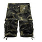 Summer New Men's Casual Multi-Pockets Cotton Short Pants (2U9)