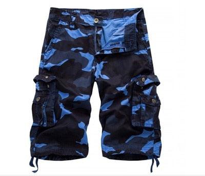 Summer New Men's Casual Multi-Pockets Cotton Short Pants (2U9)