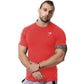 Summer Printed T-shirt - Men's Slim Fit Cotton Tops - Hip Hop Streetwear Short Sleeve Fitness Tops (1U101)(1U8)