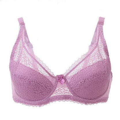 Trending Spring & Summer Plus Size Women Bras - New Lace Bras - Underwear Lingerie Deep V Sexy Bra - Plus Size (2U27)