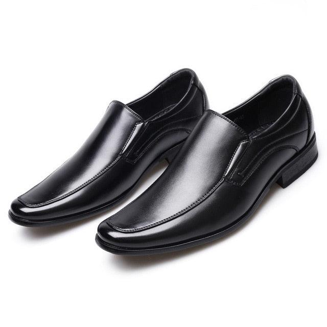 Classic Business Men's Dress Shoes - Fashion Elegant Formal Wedding Slip on Shoes (MSF3)1(MSC4)(MSC1)