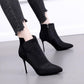Trending Fashion Ladies High Heels Boots - Party Shoes - Fur Sexy Women's Pumps Ankle Boots (BB1)(BB2)(CD)(WO4)