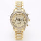 Luxury Brand New Ladies Quartz-Watch Gifts - Full Stainless Steel Rhinestone wrist watches (D82)(9WH3)