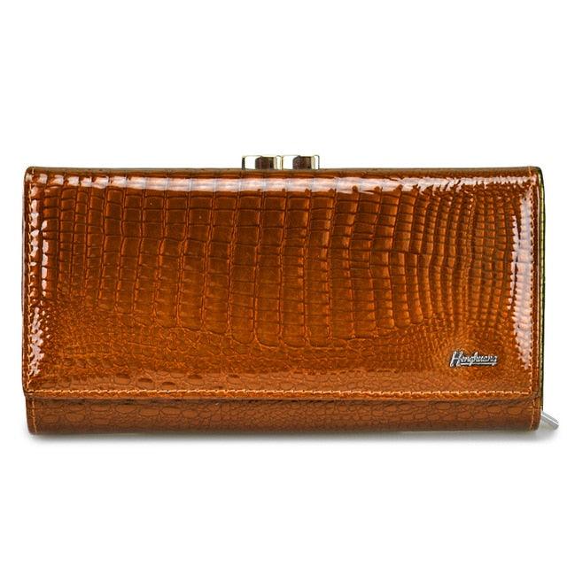 Cute Genuine Leather Women's Wallet - Zipper Wallet Ladies Clutch Bag (D43)(WH5)(WH1)
