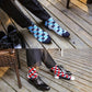 Casual Men's Socks - New Socks Fashion Design Plaid Colorful Happy Business Party Dress Cotton Socks (TG8)(T6G)(F92)