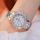 Ladies Wrist Watches - Dress Women Crystal Diamond Watches - Stainless Steel (D82)(9WH3)(9WH1)