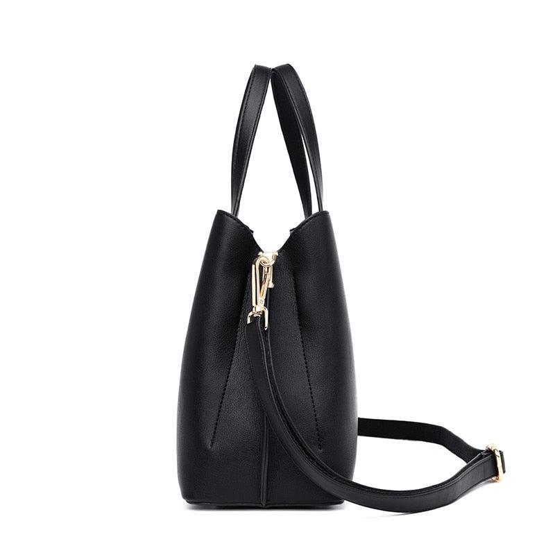 Trending Large Capacity Women Handbag - Quality Leather Casual Totes Bags (D43)(WH2)(WH4)