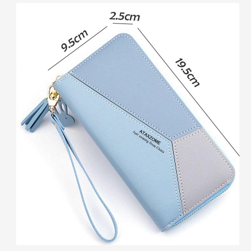 Trending Leather Wallet - Women Luxury Big Capacity Clutch Long Card Holder (D43)(WH5)(WH1)